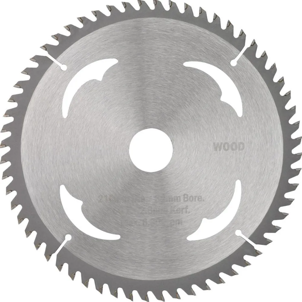 TCT Circular Saw Blade for Wood, 210 x 30mm, 60T