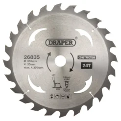 TCT Construction Circular Saw Blade, 305 x 30mm, 24T