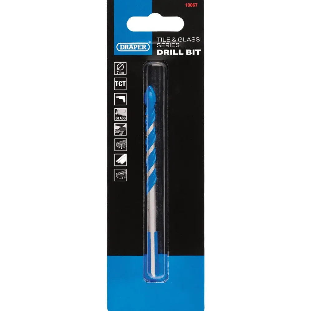 TCT Tile and Glass Drill Bit, 7 x 109mm
