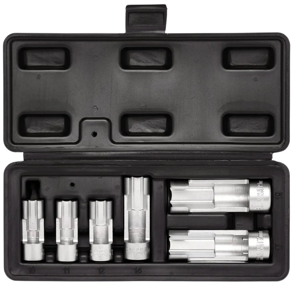 Temperature Sensor Socket Set, 1/2" and 3/8" Sq. Dr. (6 Piece)