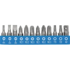 T-Handle Screwdriver, Socket and Bit Set, 1/4