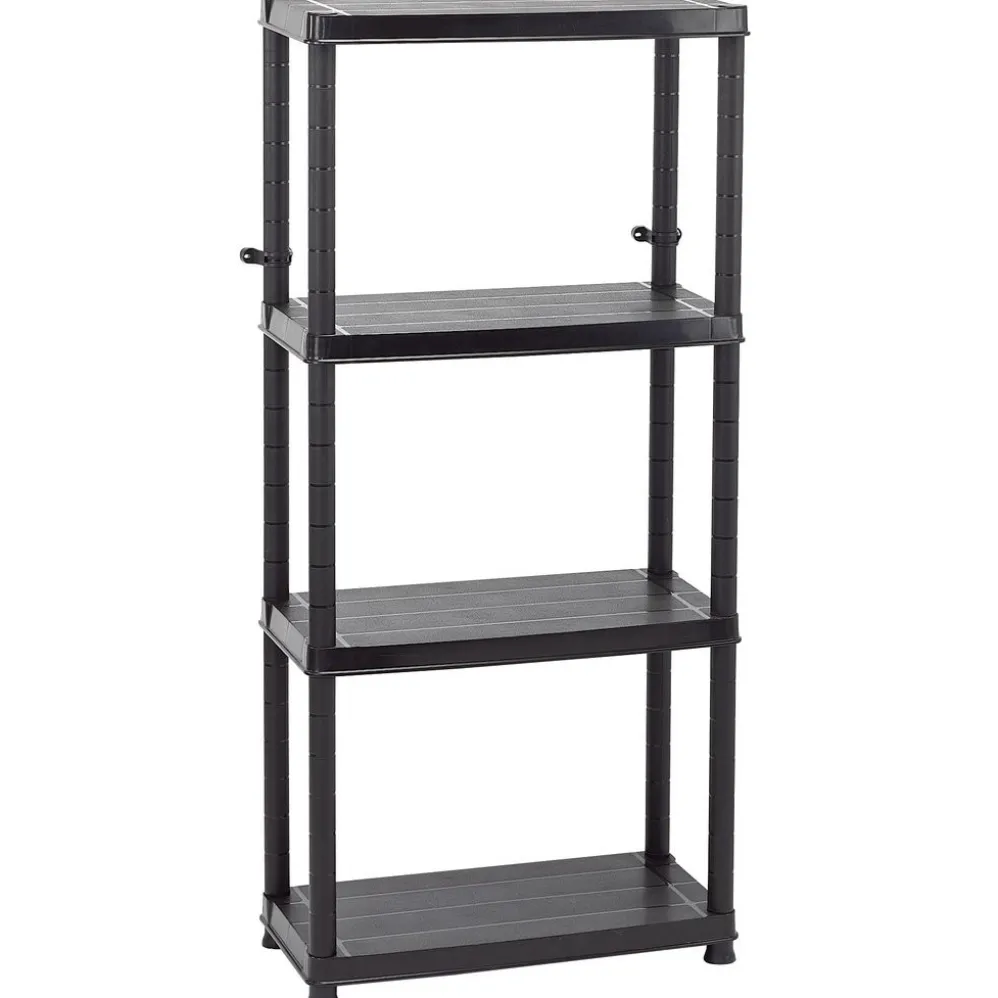 4 Tier Plastic Shelving Unit
