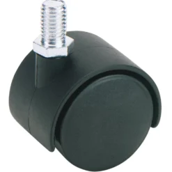 Twin Nylon Bolt Castor, 40mm Diameter, S.W.L. 25kg
