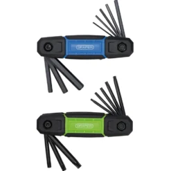 TX-STAR® and Metric Folding Hex Key Set (2 x 8 Piece)