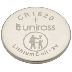 Uniross Lithium Coin Cell CR1620 Batteries (Pack of 5)