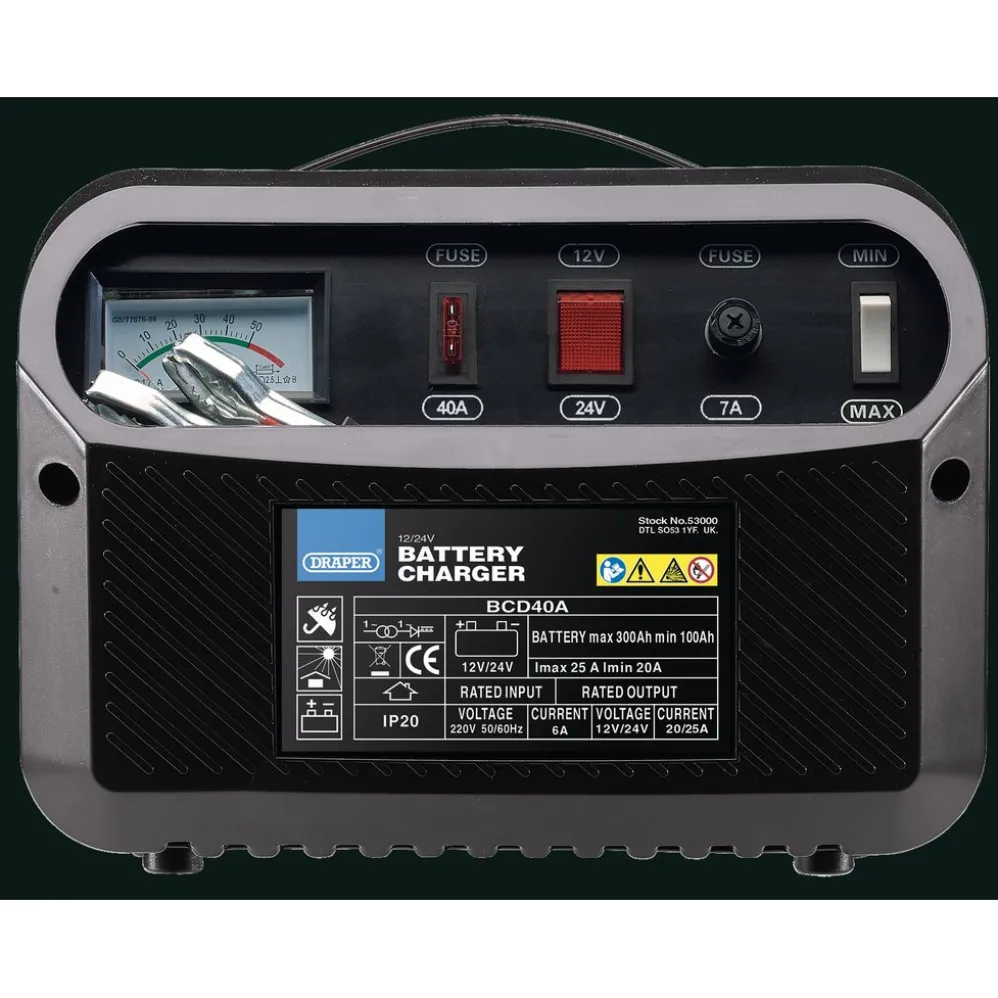 12/24V Battery Charger, 20 - 25A