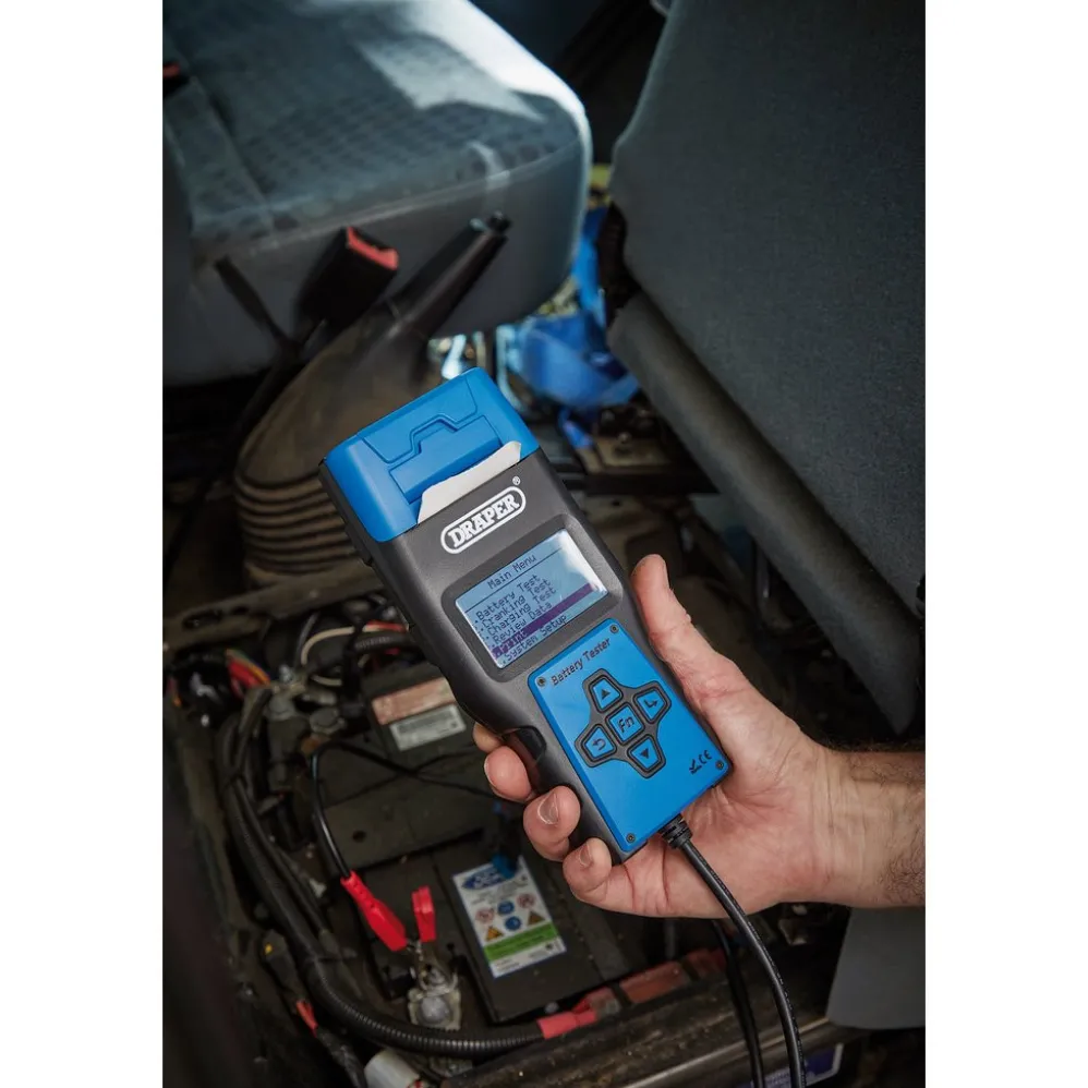 12V Battery Tester with Printer