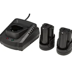 12V Drill Drive and Ratchet Interchange Kit II, 2 x 1.5Ah Li-ion Batteries, 1 x Fast Charger and 1 x Tool Bag