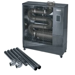 230V Far Infrared Diesel Heater with Flue Kit, 51,500 BTU/15.1kW