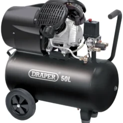 230V 50L Direct Drive V-Twin Air Compressor, 2.2kW/3HP