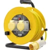 110V Twin Extension Cable Reel, 25m