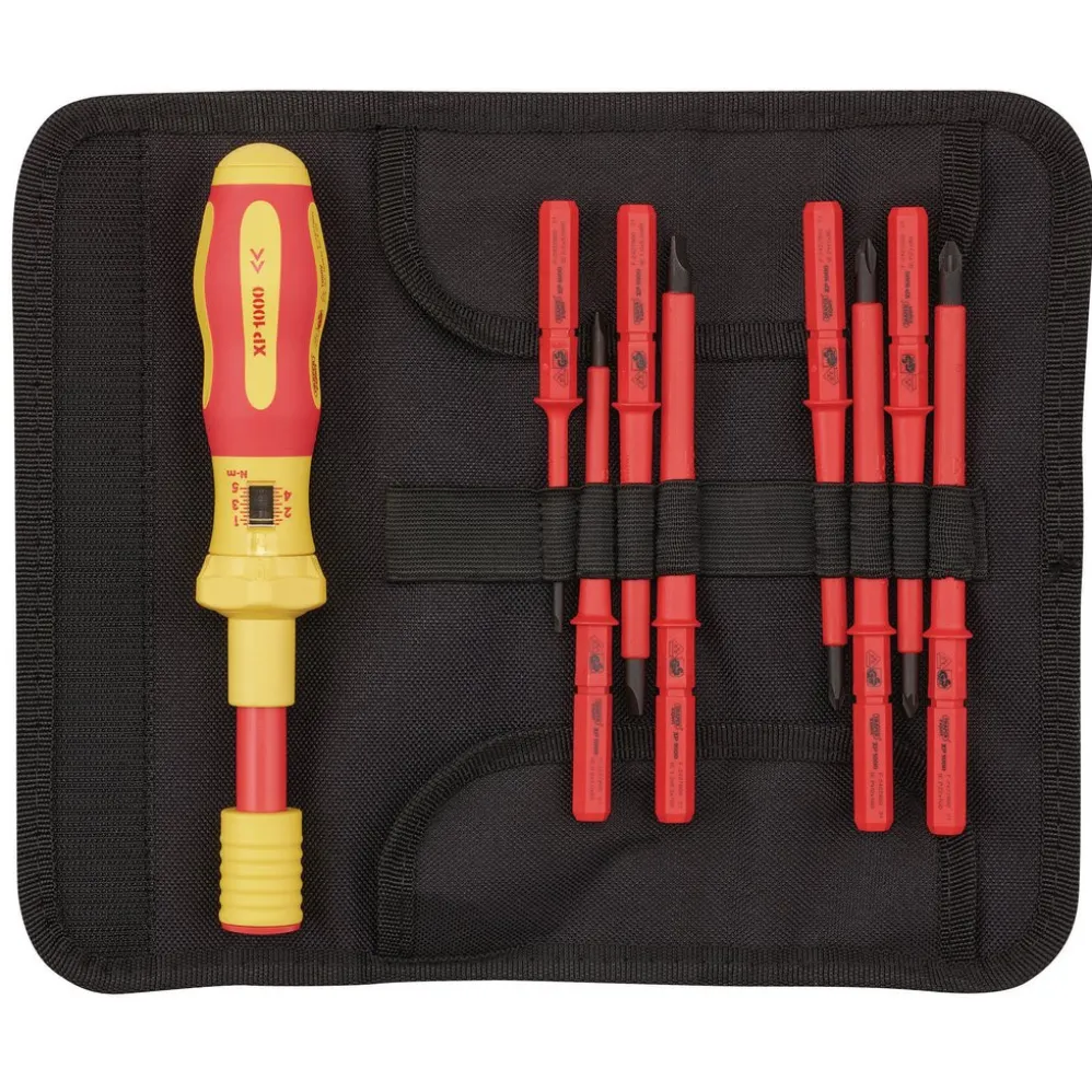 XP1000® VDE Interchangeable Torque Screwdriver Set (9 Piece)