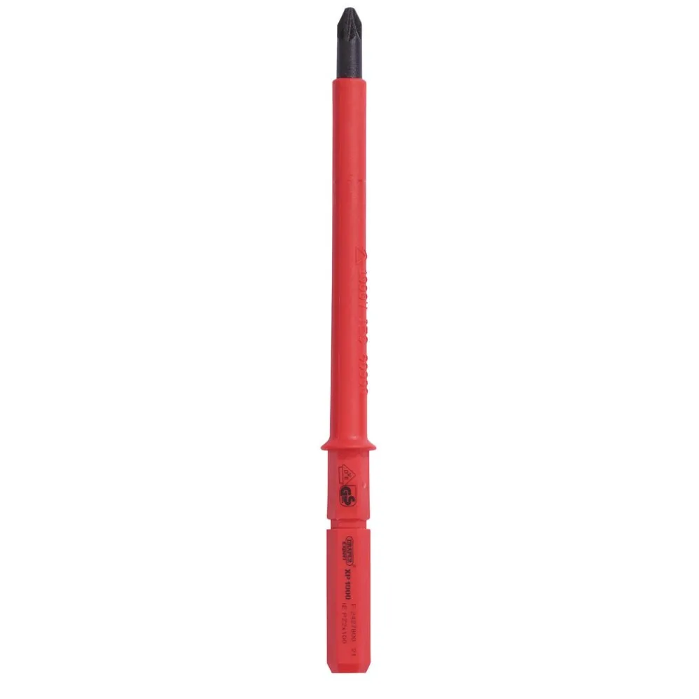 XP1000® VDE PZ Type Interchangeable Screwdriver Blade, No.2 x 100mm