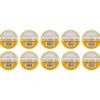 Yellow PVC Electrical Insulation Tape, 19mm x 33m (Pack of 10)