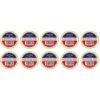 Yellow PVC Electrical Insulation Tape, 19mm x 20m (Pack of 10)