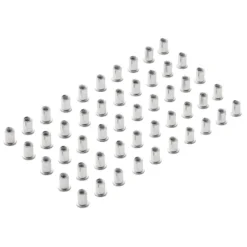 Zinc Plated Threaded Insert Rivet Nuts, M8 x 1.25mm (Pack of 50)